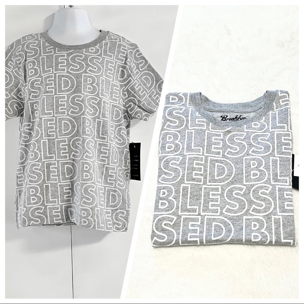 NWT Boy’s Brooklyn Cloth BLESSED Short Sleeve Tee